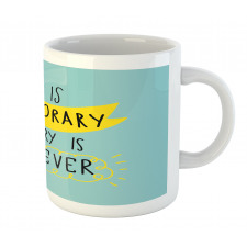 Victory is Forever Text Mug