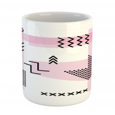 Memphis Retro Doodle Art Mug