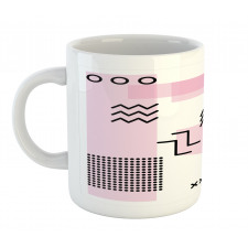 Memphis Retro Doodle Art Mug