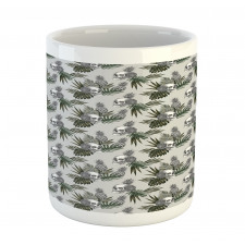 Gothic Item on Tropic Leaves Mug