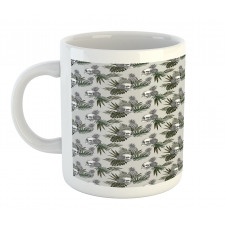 Gothic Item on Tropic Leaves Mug