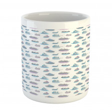 Watercolor Boats Sailing Mug