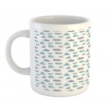 Watercolor Boats Sailing Mug