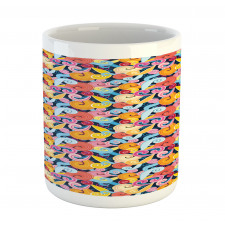 Vivid Spiral Funny Curls Mug