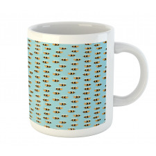 Striped Smiling Mug