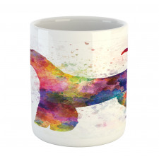 Funny Watercolor Terrier Mug