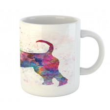 Funny Watercolor Terrier Mug