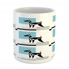 Simplistic Modern Terrier Mug