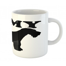 I Love My Terrier Dog Love Mug