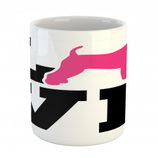 Pop Dog Lover Art Mug