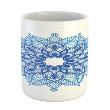 Ethnic Ornament Flower Mug