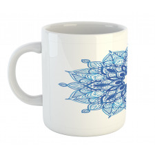 Ethnic Ornament Flower Mug