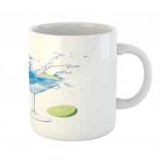 Martini Splashing Lime Mug