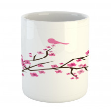 Japanese Cherry Blossoms Art Mug