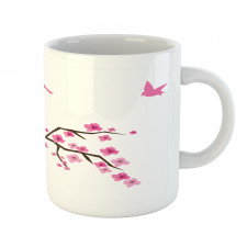 Japanese Cherry Blossoms Art Mug