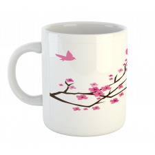 Japanese Cherry Blossoms Art Mug