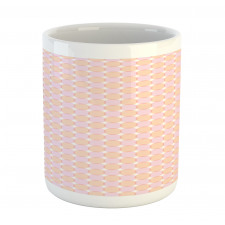 Blush Tones Oval Geometric Mug