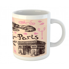 Bakery in Paris Eiffel Mug