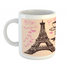 Bakery in Paris Eiffel Mug