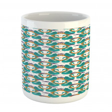 Mystic Aquatic Bird and Sun Mug