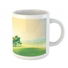 Sunrise on Rural Valley Mug