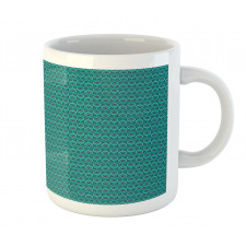 Peacock Feather Abstract Mug