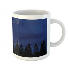 Forest Night Silhouette Mug