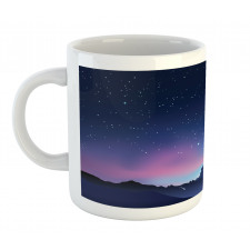 Aurora Borealis Mountain Mug