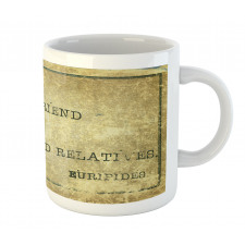 Euripides Sayings Art Mug