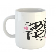 Girly Lettering Mug