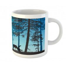 Wild Animal Elk Forest Mug