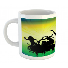 Energetic Rock Band Mug