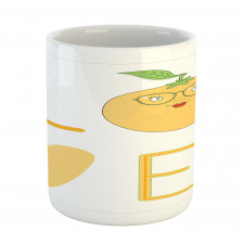 Nerdy Orange in Eyeglasses Mug