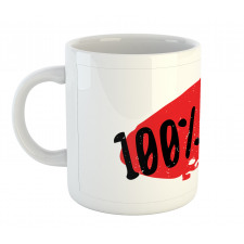 Hundred Percent Geek Wording Mug