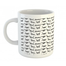 Cat Lover Art Playful Pets Mug