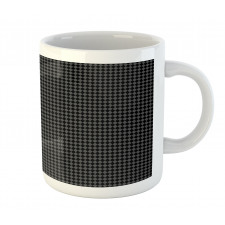 Simple Greyscale Argyle Mug