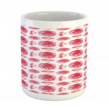 Big Anemone Petals Art Mug