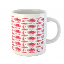 Big Anemone Petals Art Mug