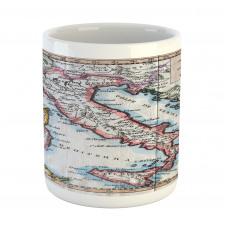 Old Italy Map Mug