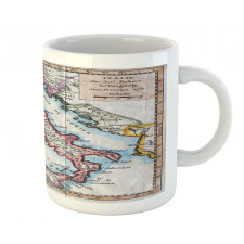 Old Italy Map Mug