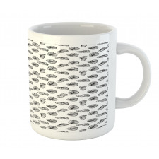 Philodendron Leafy Motif Mug