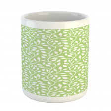 Modern Leaf Pattern Mug