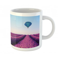 Lavender Field Balloon Mug