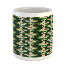 Parrot and Exotic Flora Mug