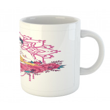 Meditation Floral Mandala Mug