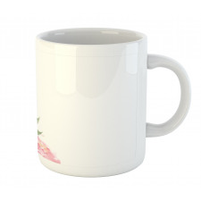 Watercolor Flower Leaves Art Mug