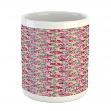 Modernized Vibrant Floral Mug