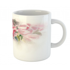 Watercolor Romantic Flowers Mug