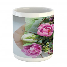 Delicate Floral Bouquet Photo Mug