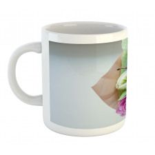 Delicate Floral Bouquet Photo Mug